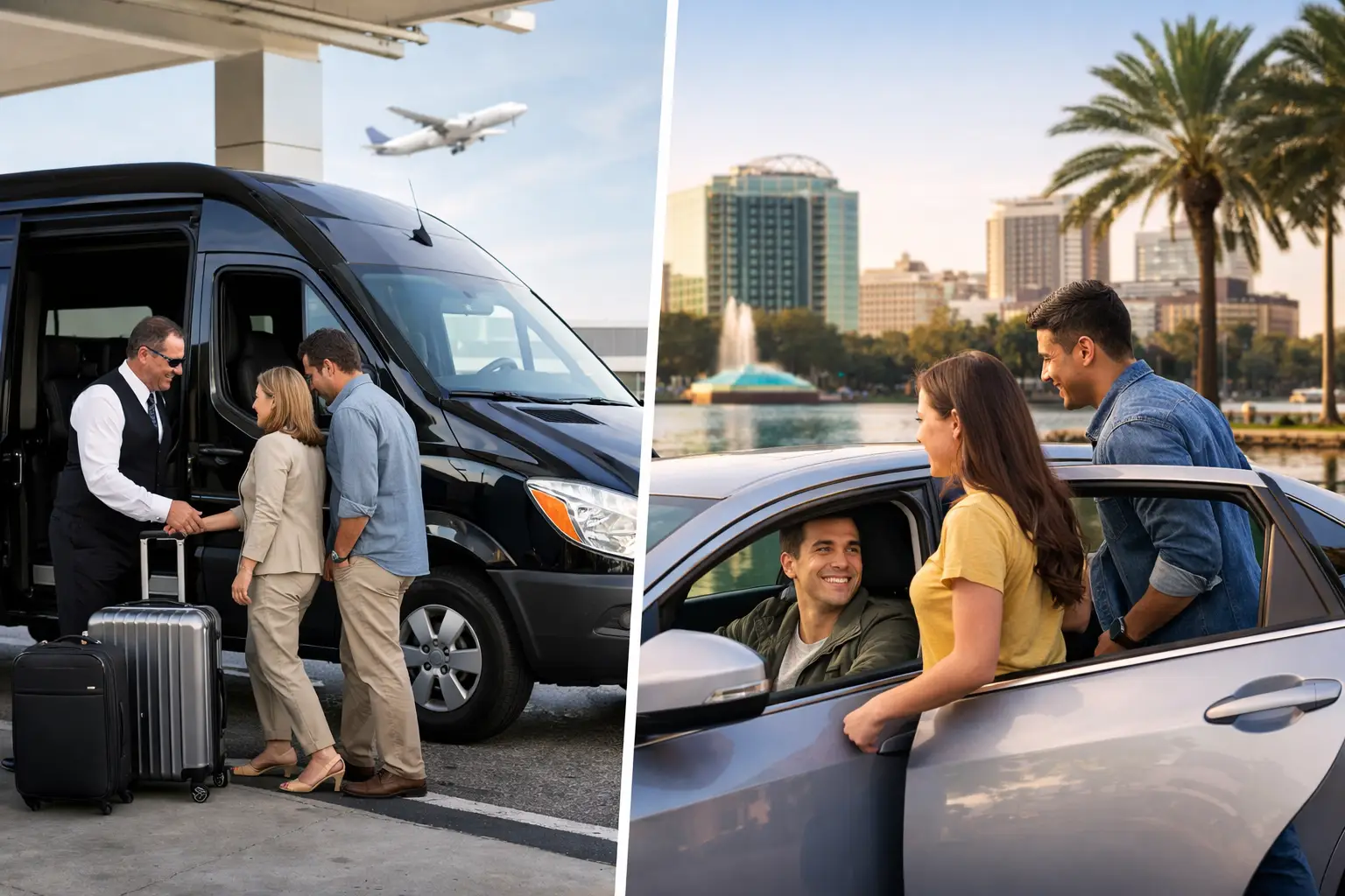 Private Shuttle Versus Rideshare Orlando