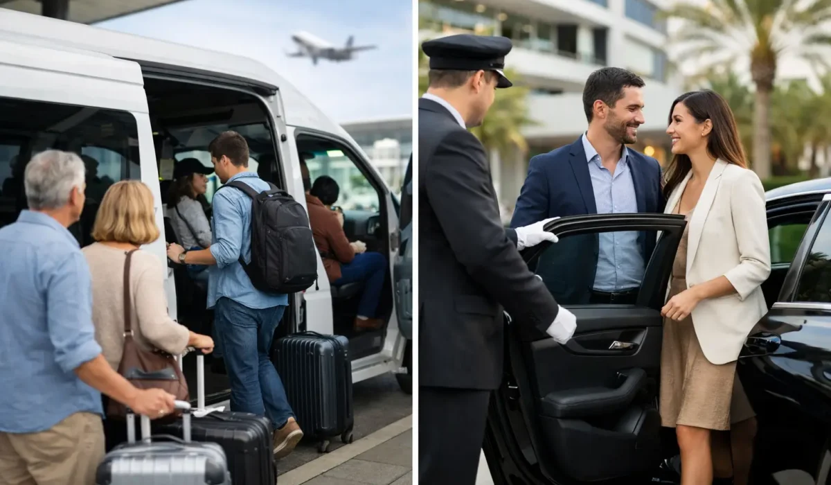 Shared Shuttle Versus Private Transfer